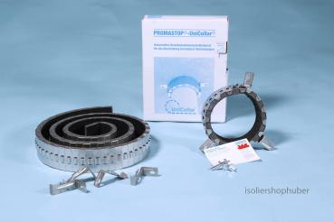 Promat Brandschutzrohrmanschette Rohrdurchm. 50 mm, incl. Befestigung für Kunststoffrohr